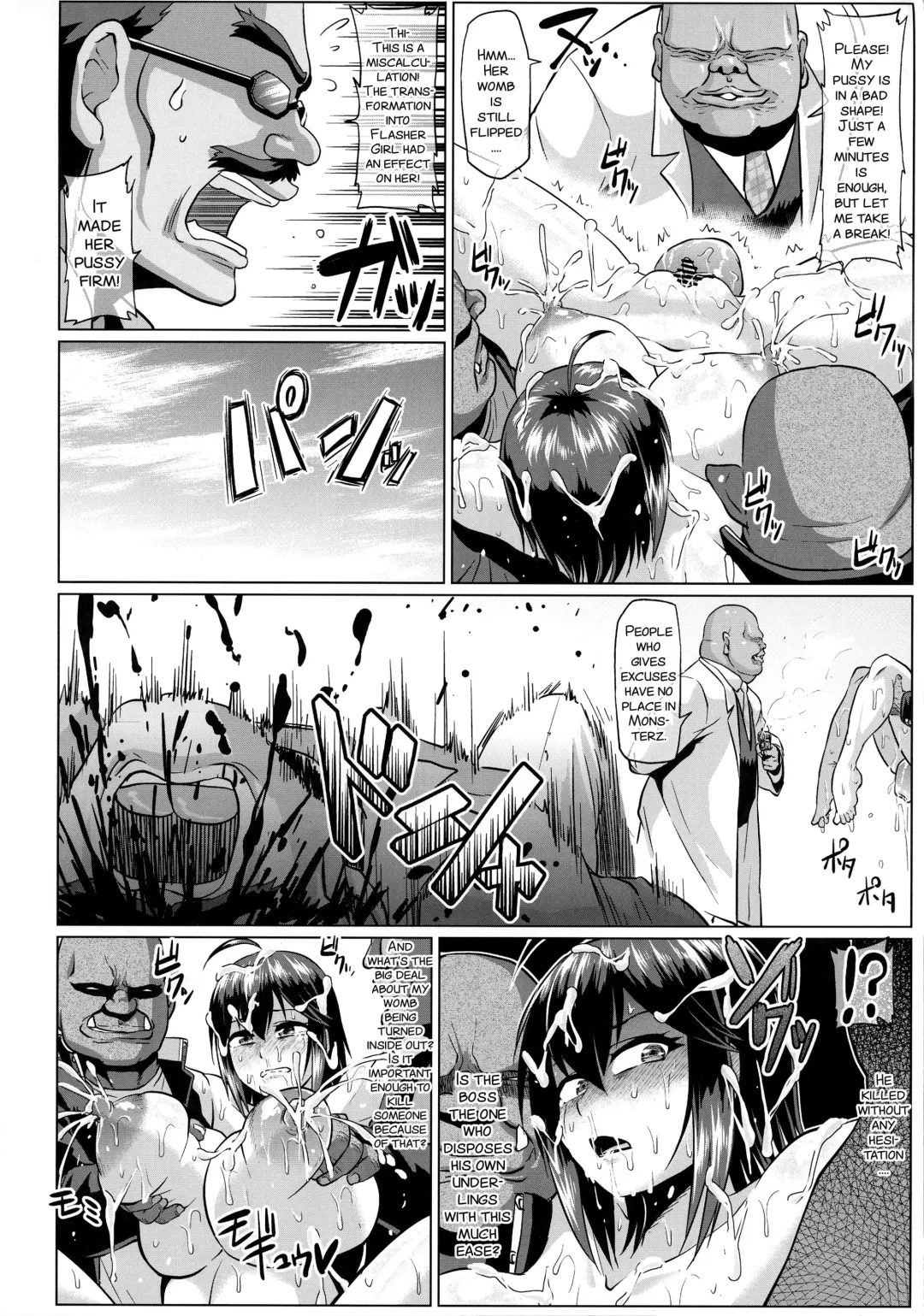 [Ahemaru] Roshutsu Kaijin Flasher Girl ~Kyonyuu Sukeban Marimo AFTER EPISODE~ Fhentai - Page 12