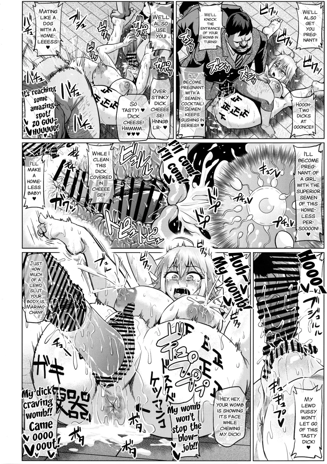 [Ahemaru] Roshutsu Kaijin Flasher Girl ~Kyonyuu Sukeban Marimo AFTER EPISODE~ Fhentai - Page 26