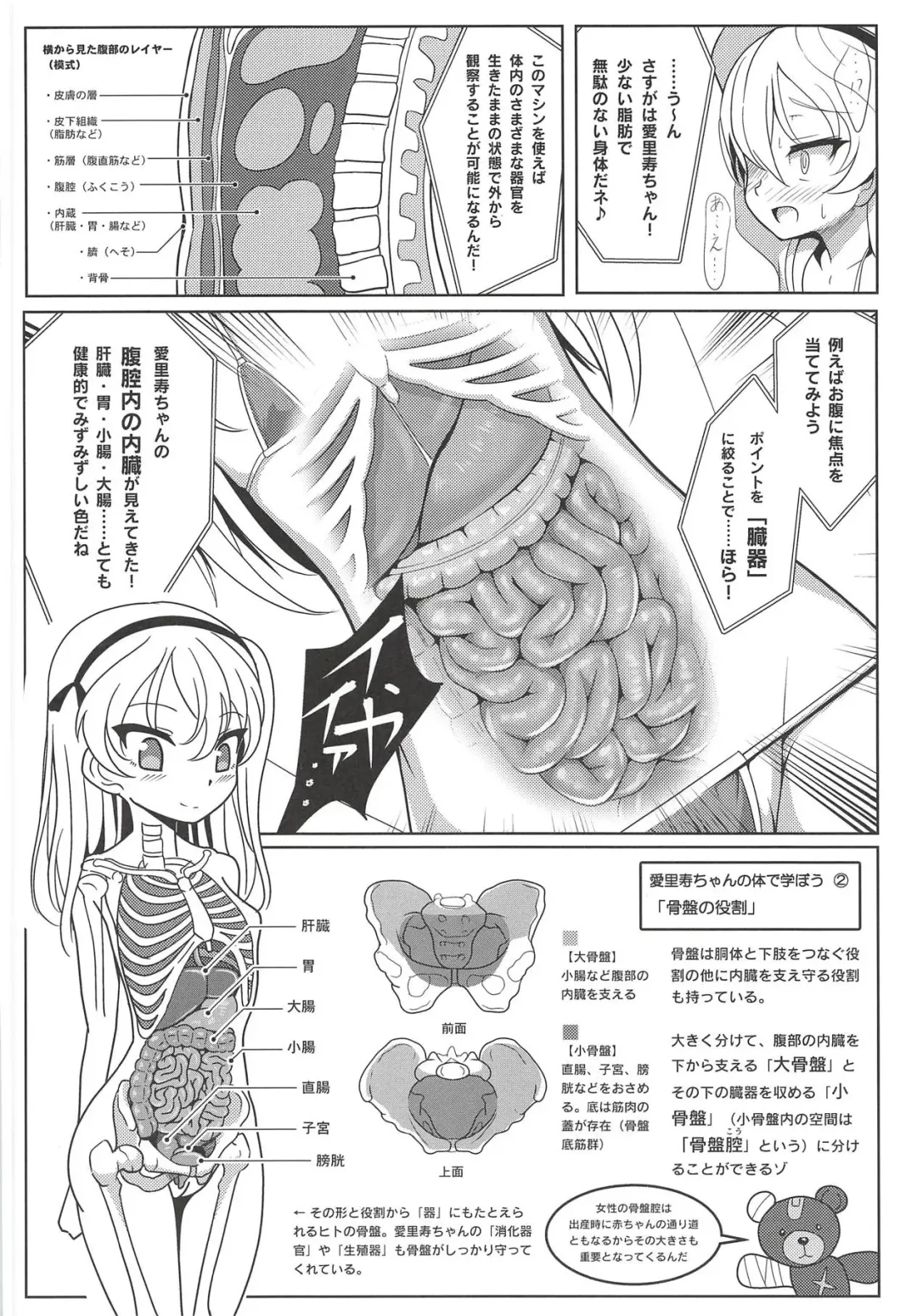 [Sekai Saisoku No Panda] Shimada Arisu-chan de Manabu Onnanoko no Jintai <Kotsuban Hen> Jou Fhentai - Page 11
