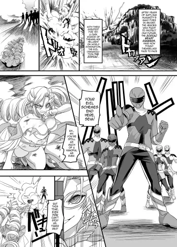 [Kouji] Juunishin Tiger Red ~Otosare Yuganda Seigi no Yukue~ | Zodiac Beast Ranger Tiger Red ~A Path of Justice, Warped and Corrupted~ Fhentai - Page 2