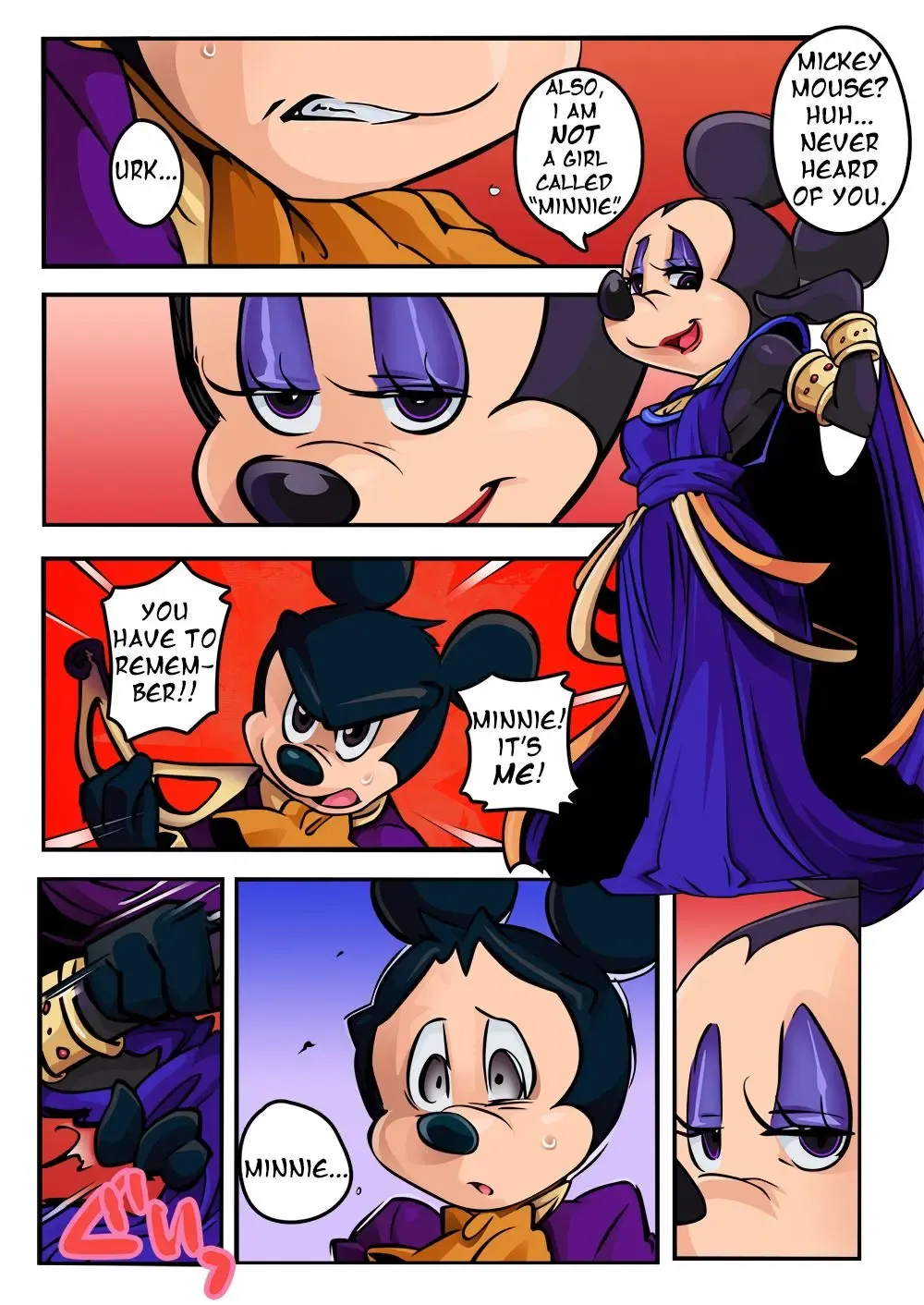 [Hentaib] Mickey and The Queen Fhentai - Page 1