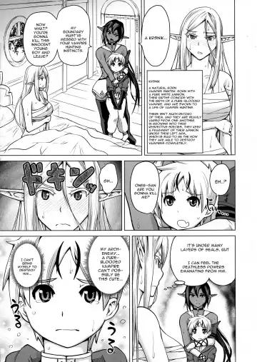 [Bizen Dorobune] Junpaku Elf to Kasshoku Elf to Chiisana Kyuuketsuki Fhentai - Page 9