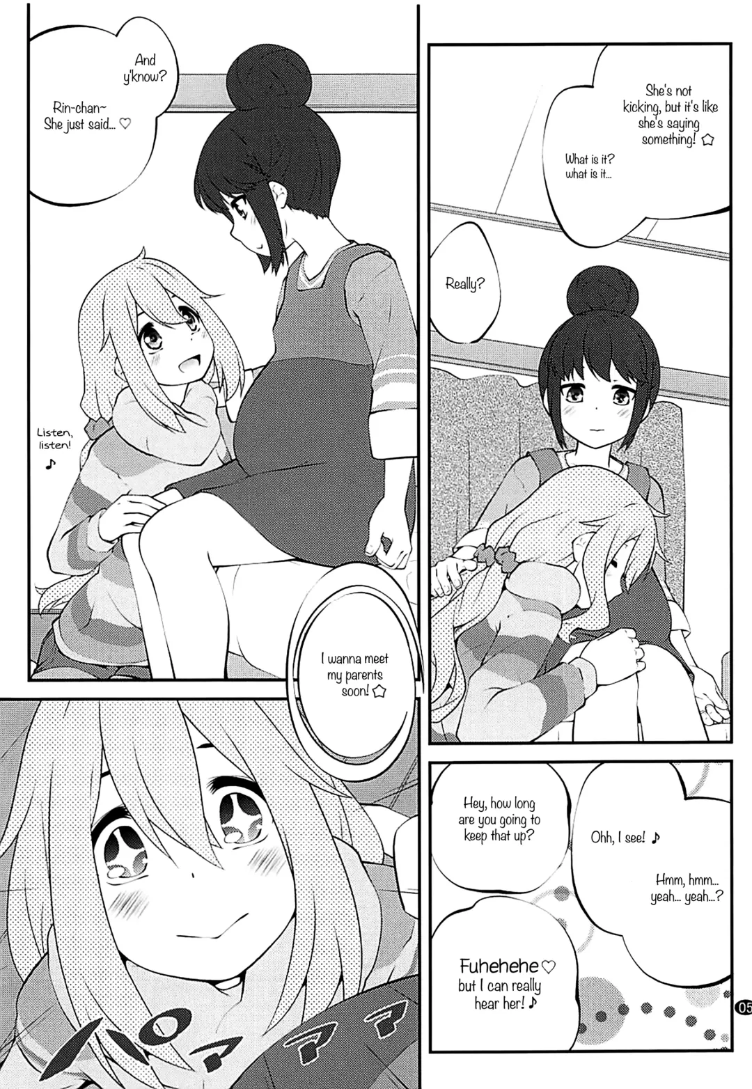 [Goyac] Sankakkei no, Himitsu | Triangle Secret Fhentai - Page 4
