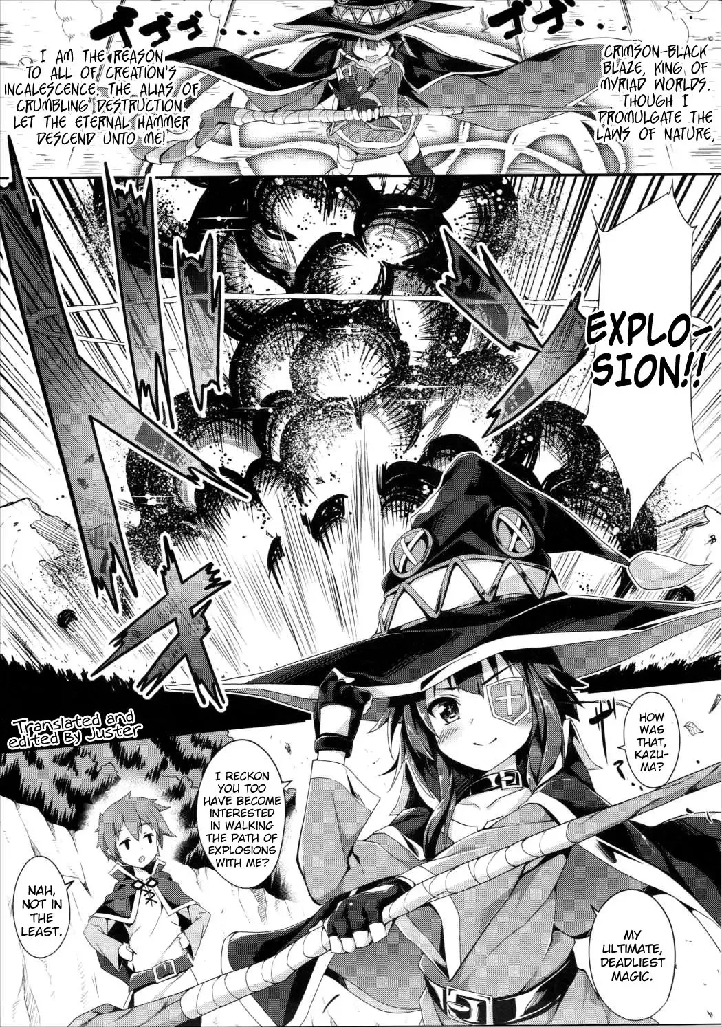 [Akizora Momidi] Megumin no Bakuretsu Mahou After | Megumin's Explosion Magic After Fhentai - Page 4