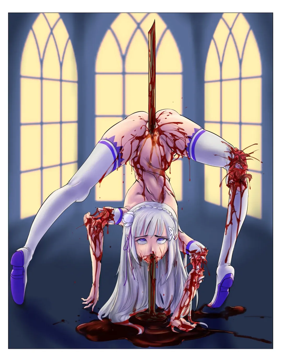 [Ayaswan] DEATH RAPE OF EMILIA Fhentai - Page 10