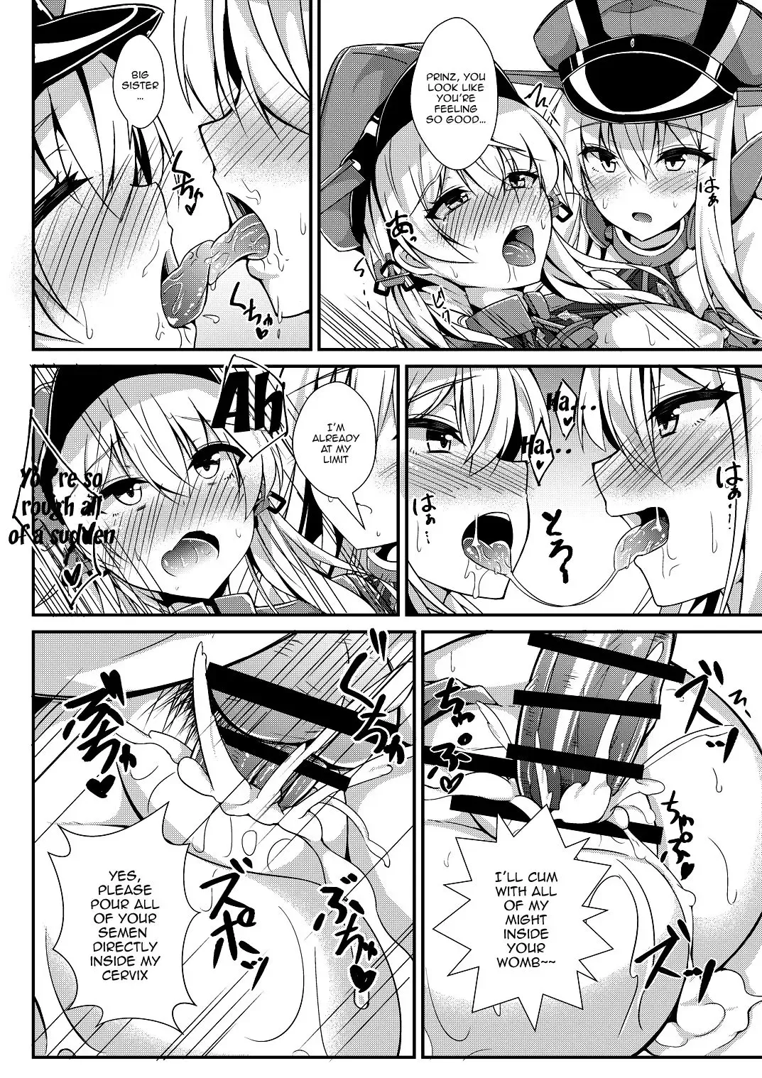 [Kazamitiu] Daily life of admiral and two German ship - Teitoku to Futari no Nichijou Fhentai - Page 20