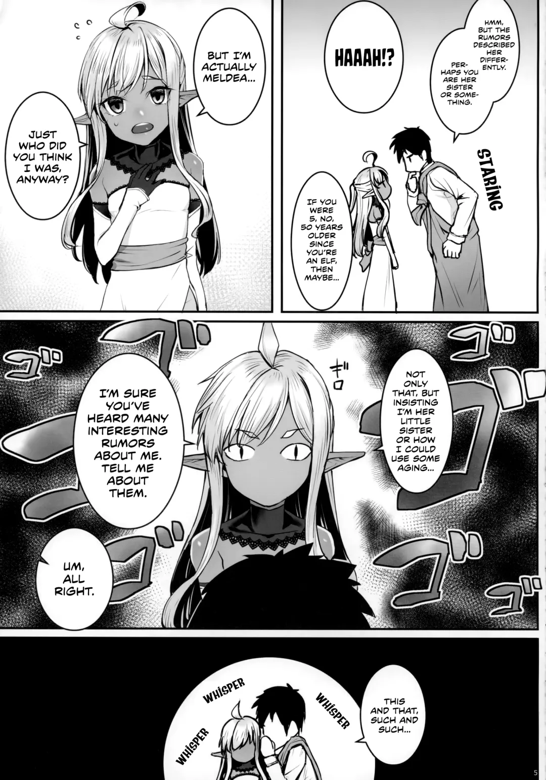 [Kasei] Dark Elf no Himegimi to Ichakorax | TEASExing the Dark Elves' Princess Fhentai - Page 6