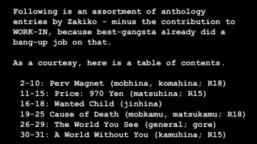 Read [Zakiko] Anthology Entries - Fhentai