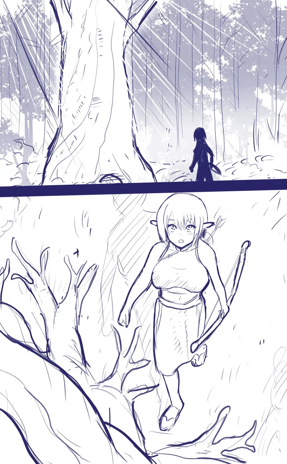 [Anetani Kiki] Elf Bachi Fhentai - Page 2