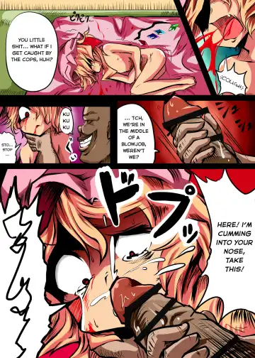 [Chakkaman] Flandre ga Debu Otoko ni Okasare te Bokkoboko ni sareru Hon | The Flandre Getting Beaten Up And Raped By a Fat Man Book Fhentai - Page 11