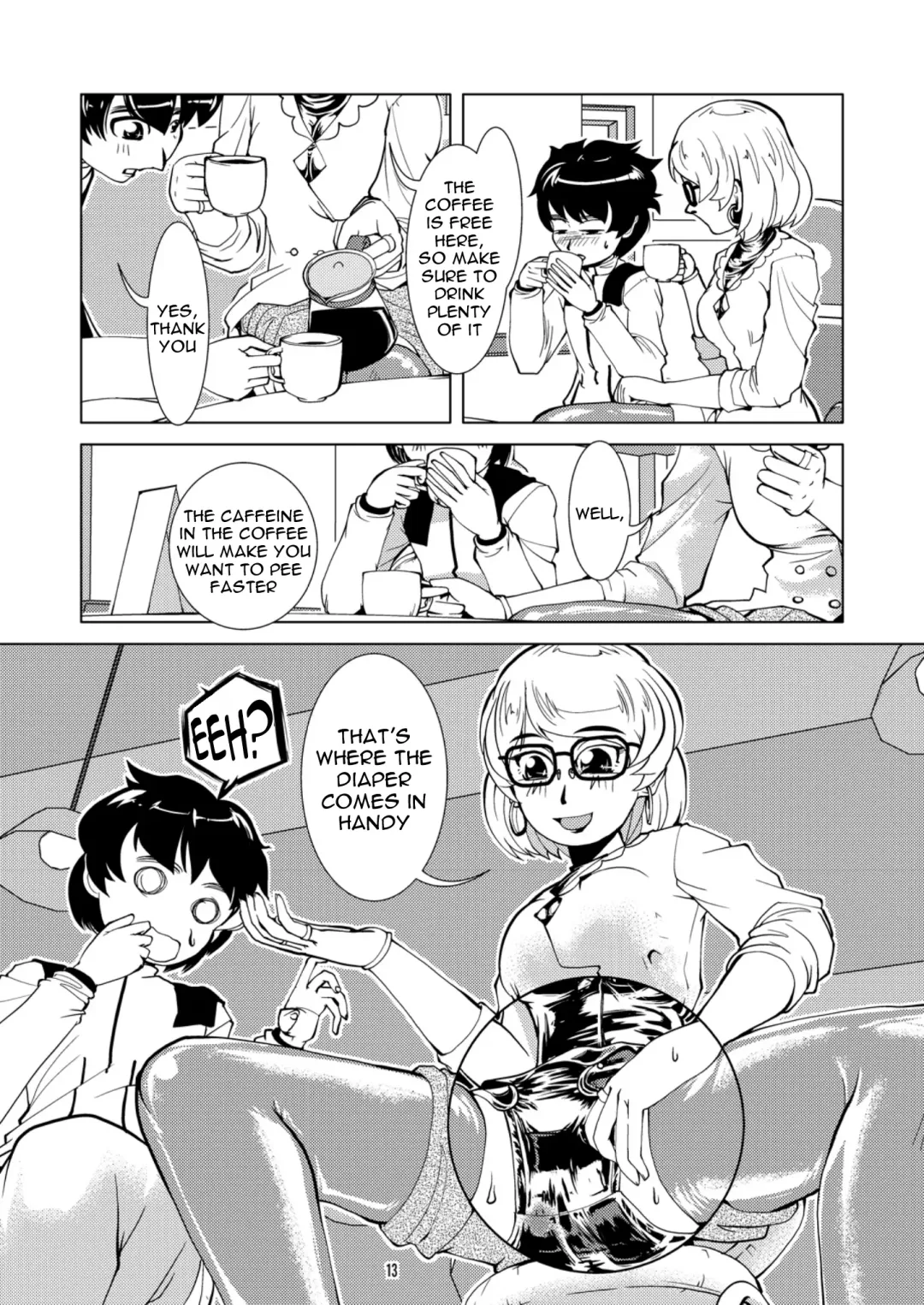 [Tsuno] Rubber Omutsu Date | Rubber Diaper Date Fhentai - Page 14