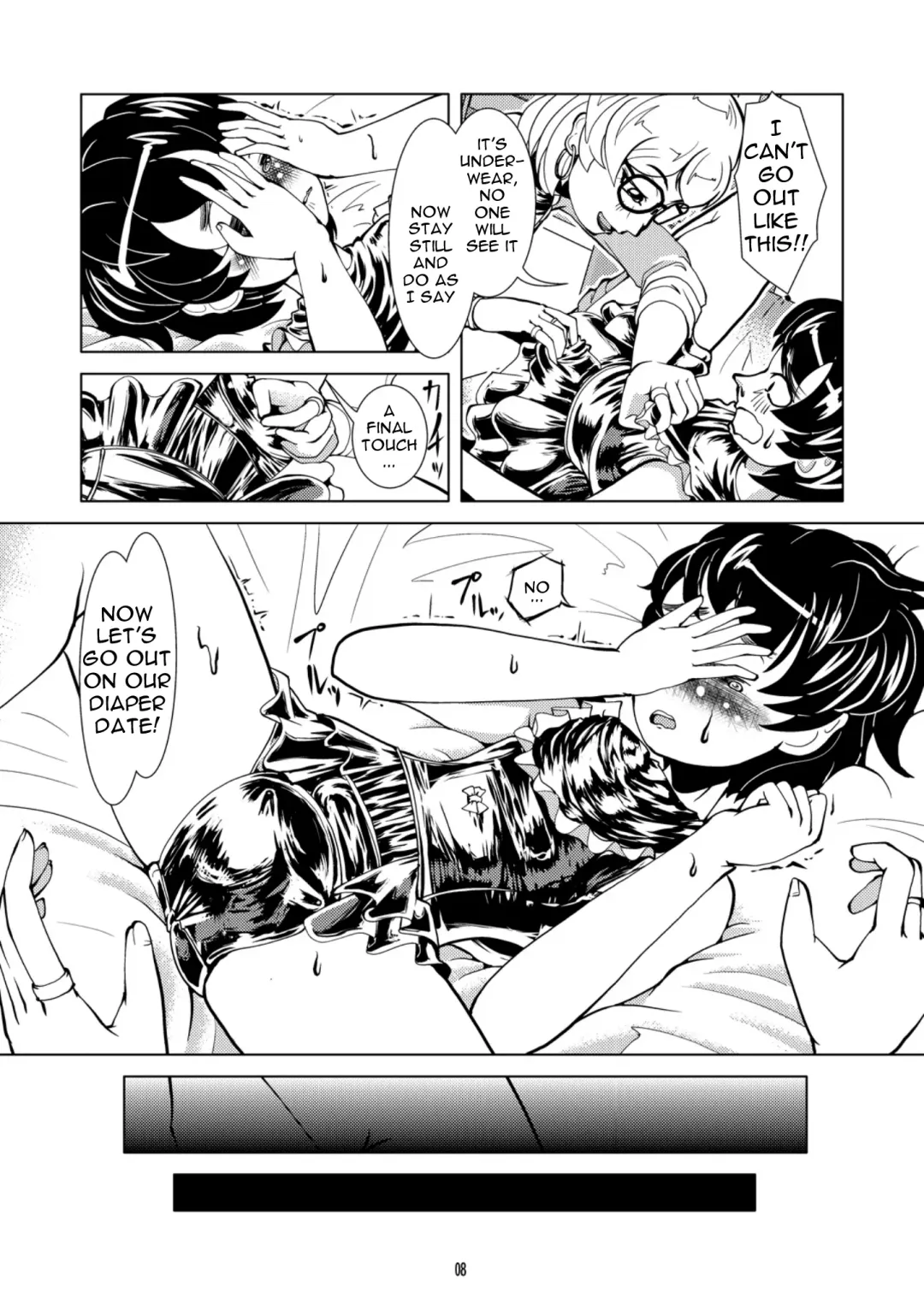 [Tsuno] Rubber Omutsu Date | Rubber Diaper Date Fhentai - Page 9