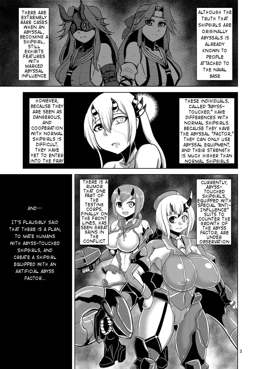 [Naniwadou Matatabi] HYBREED ~Shinkai Tsuki Kanmusu Shussan Kiroku~ | HYBREED ~Abyss-Touched Shipgirl Birthing Record~ Fhentai - Page 2
