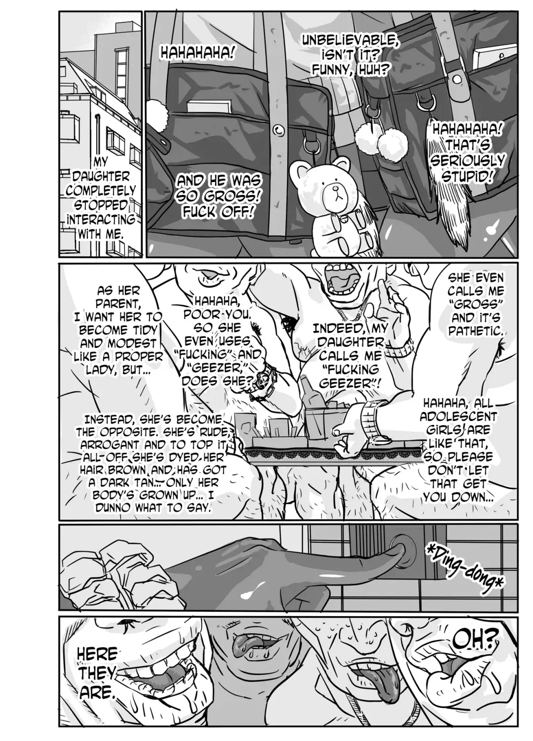 Cho ~Namaiki na Kuro Gal JK to Pakoritai Kimo Oyaji-tachi Fhentai - Page 43