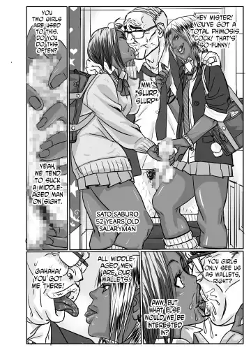 Cho ~Namaiki na Kuro Gal JK to Pakoritai Kimo Oyaji-tachi Fhentai - Page 33