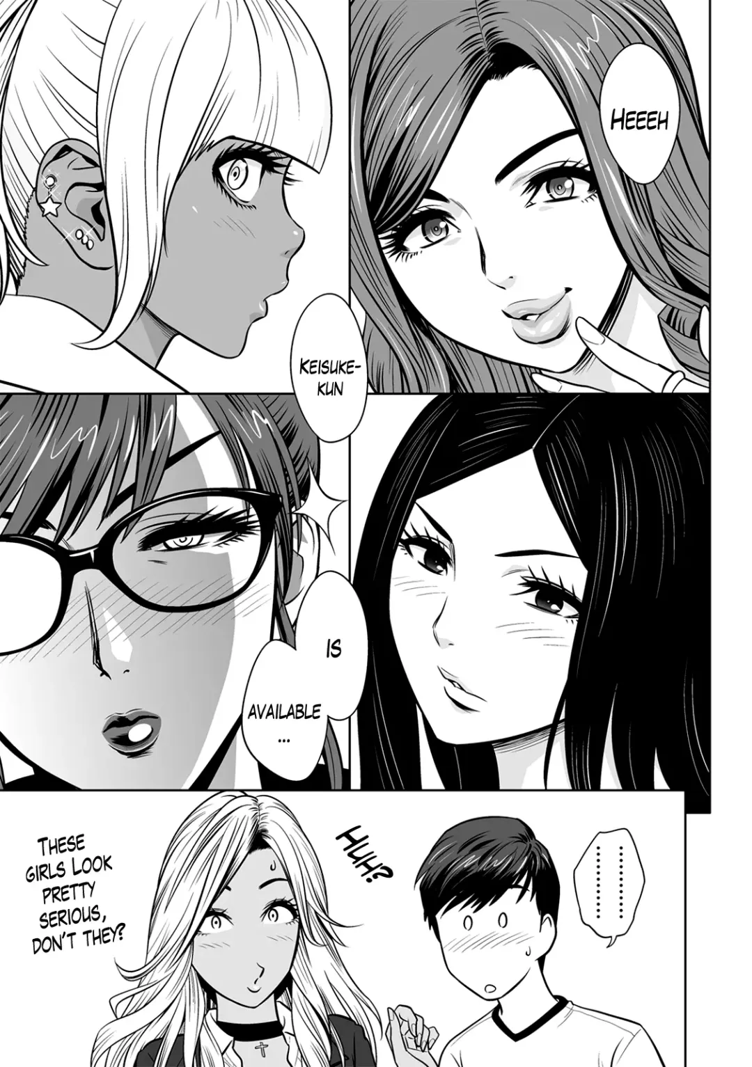 [Tatsunami Youtoku] Gal Ane Shachou to Harem Office ~SEX wa Gyoumu ni Fukumimasu ka?~ Ch. 1-4 Fhentai - Page 11