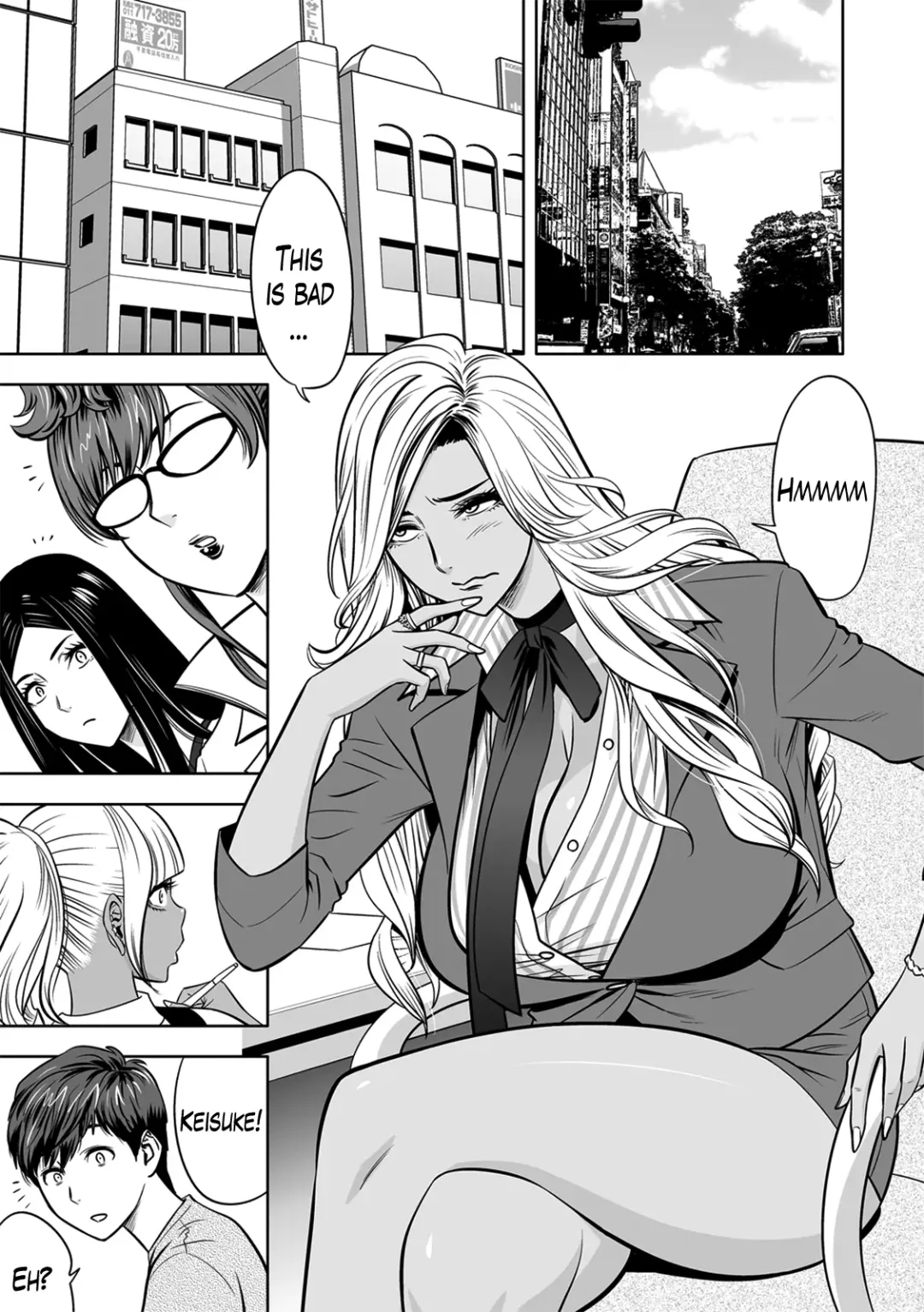 [Tatsunami Youtoku] Gal Ane Shachou to Harem Office ~SEX wa Gyoumu ni Fukumimasu ka?~ Ch. 1-4 Fhentai - Page 78
