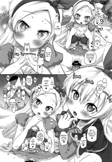 [Kakkuu] Kougekiteki Houshigata Kinpatsu Parfait-chans | Aggressive Servicing Blonde Parfait-chans Fhentai - Page 13