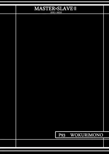 [Kawaraya A-ta] MASTER & SLAVE:II Kiss & Milk Fhentai - Page 91