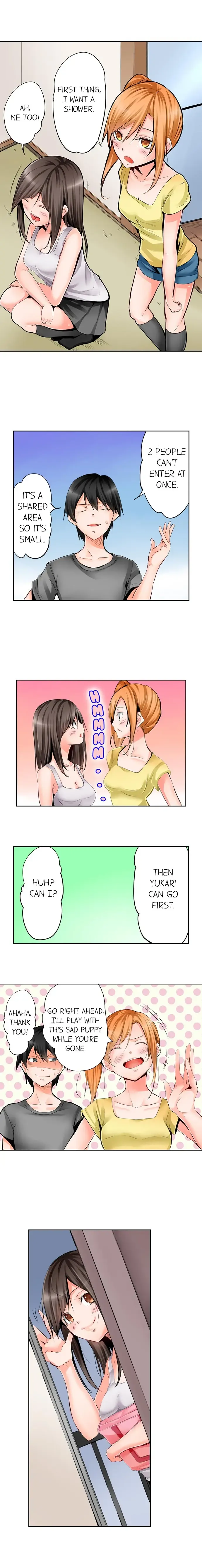 [Hiro. - Hiroaki] Yojouhan de Micchaku 3P Otomarikai! - The Secret 3P Sleepover in a 7 Square Meter Room! Fhentai - Page 6