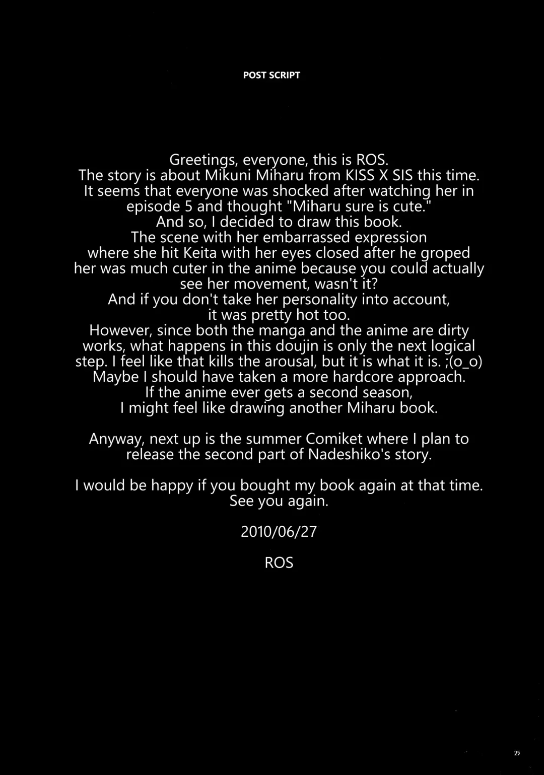 [Ros] Mikuni-san-chi no Miharu-san Fhentai - Page 25