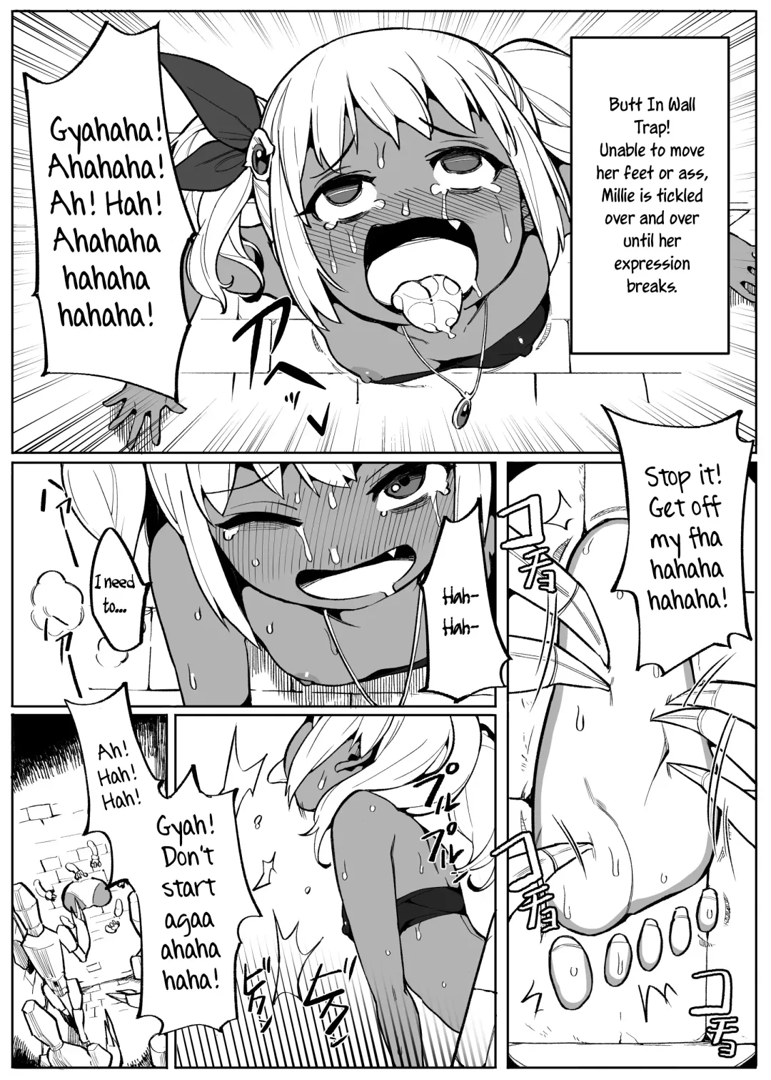 [Henrybird] Bishoujo Touzoku Kusuguri Trap Dungeon! | Thief Girl and Tickling Trap Dungeon! Fhentai - Page 11