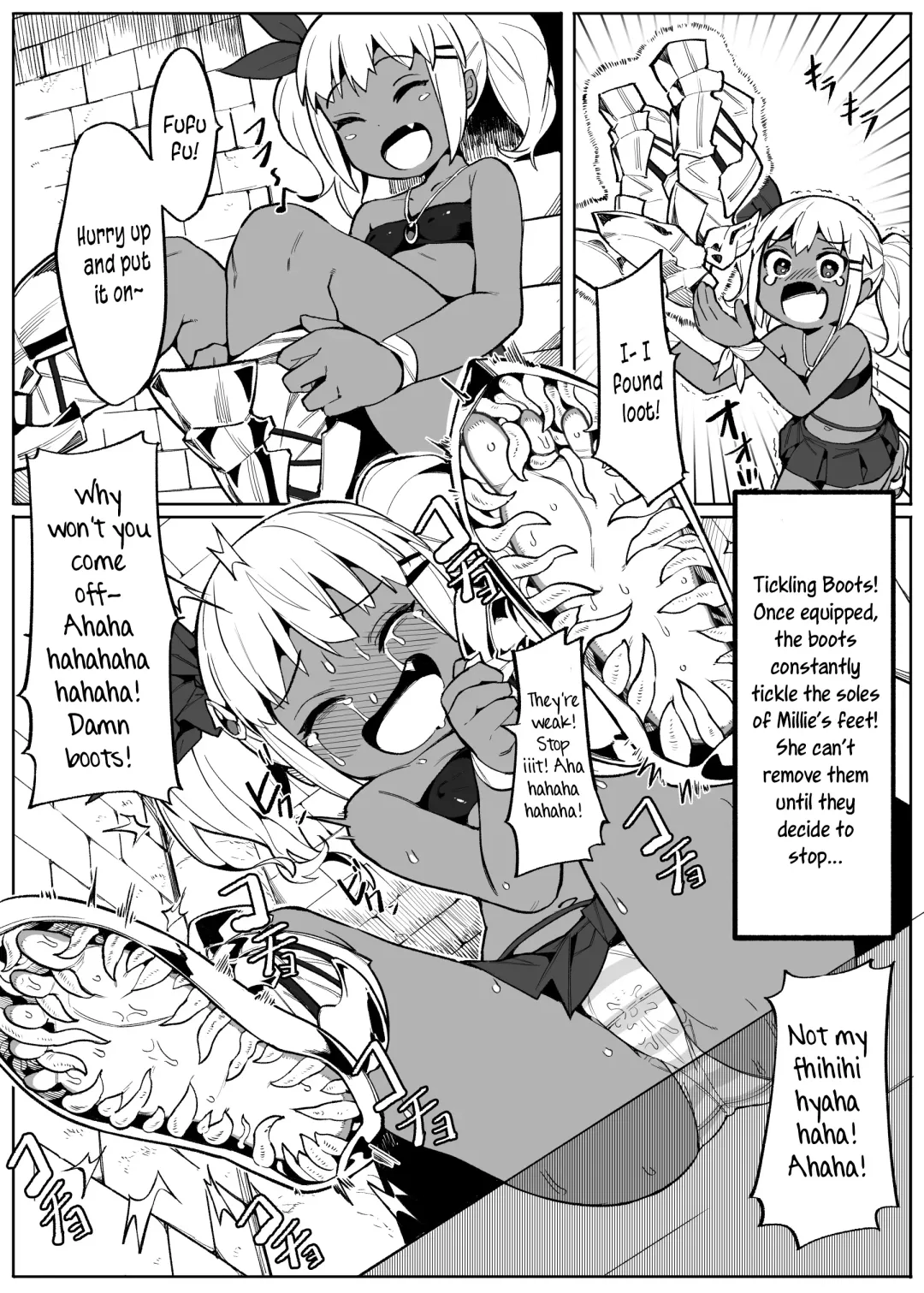[Henrybird] Bishoujo Touzoku Kusuguri Trap Dungeon! | Thief Girl and Tickling Trap Dungeon! Fhentai - Page 15