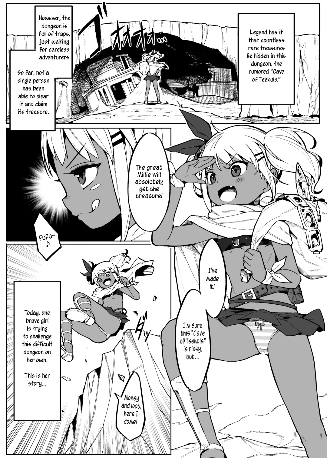 [Henrybird] Bishoujo Touzoku Kusuguri Trap Dungeon! | Thief Girl and Tickling Trap Dungeon! Fhentai - Page 2