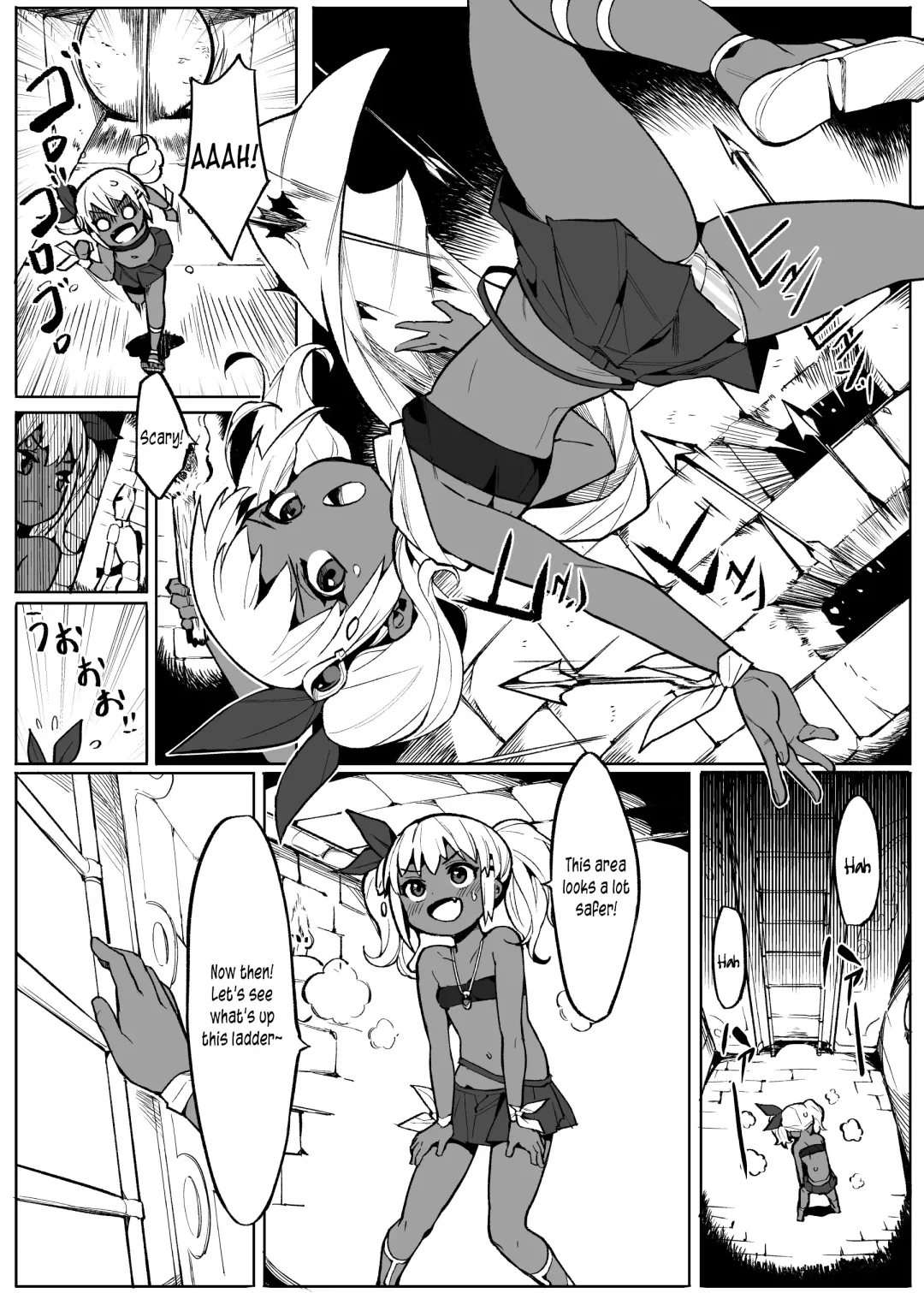 [Henrybird] Bishoujo Touzoku Kusuguri Trap Dungeon! | Thief Girl and Tickling Trap Dungeon! Fhentai - Page 3