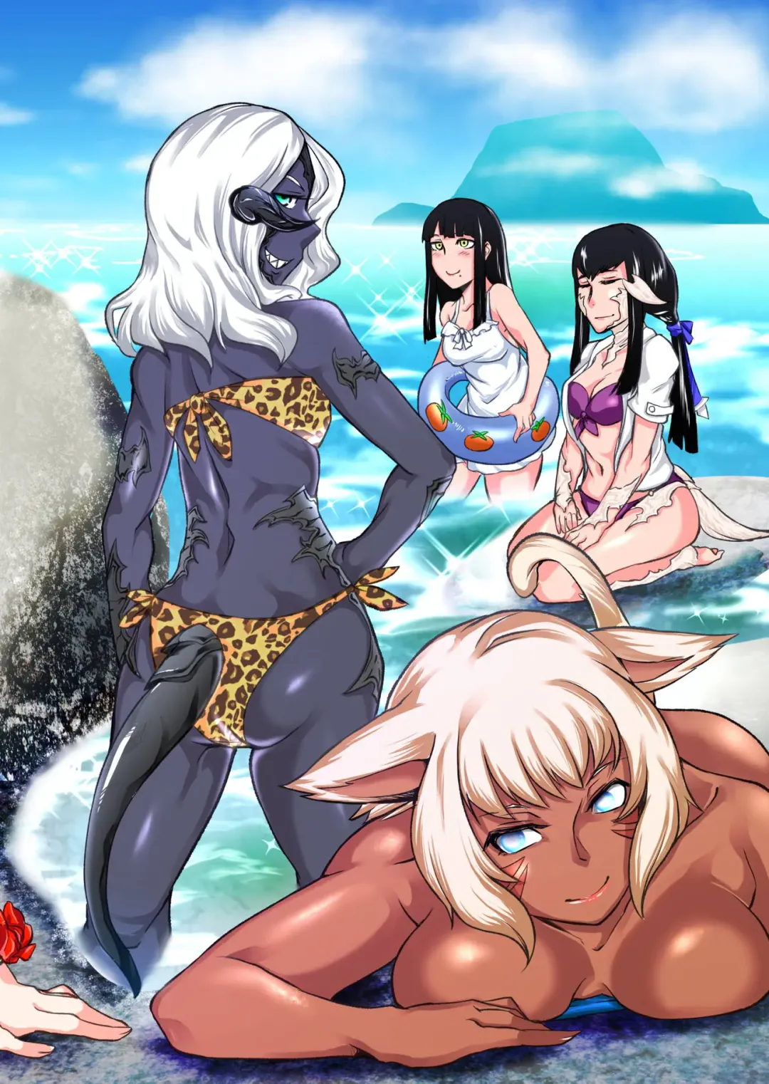 [Jon Ozaki] FF XIV A Realm Erohorn Fhentai - Page 54