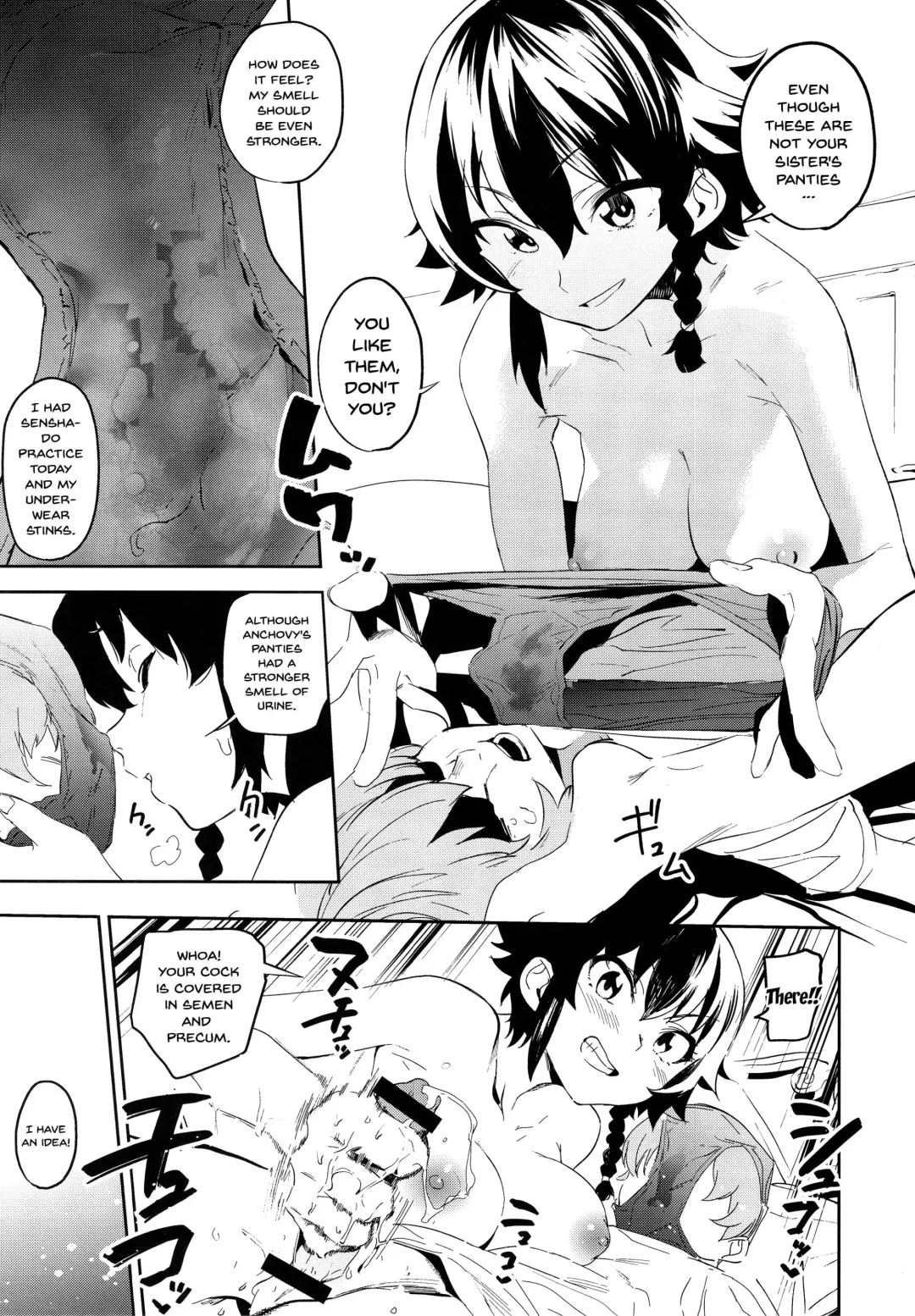 [Kito Sakeru] Anchovy Nee-san no Bouillon Panty Sakusen-ssu! Fhentai - Page 10