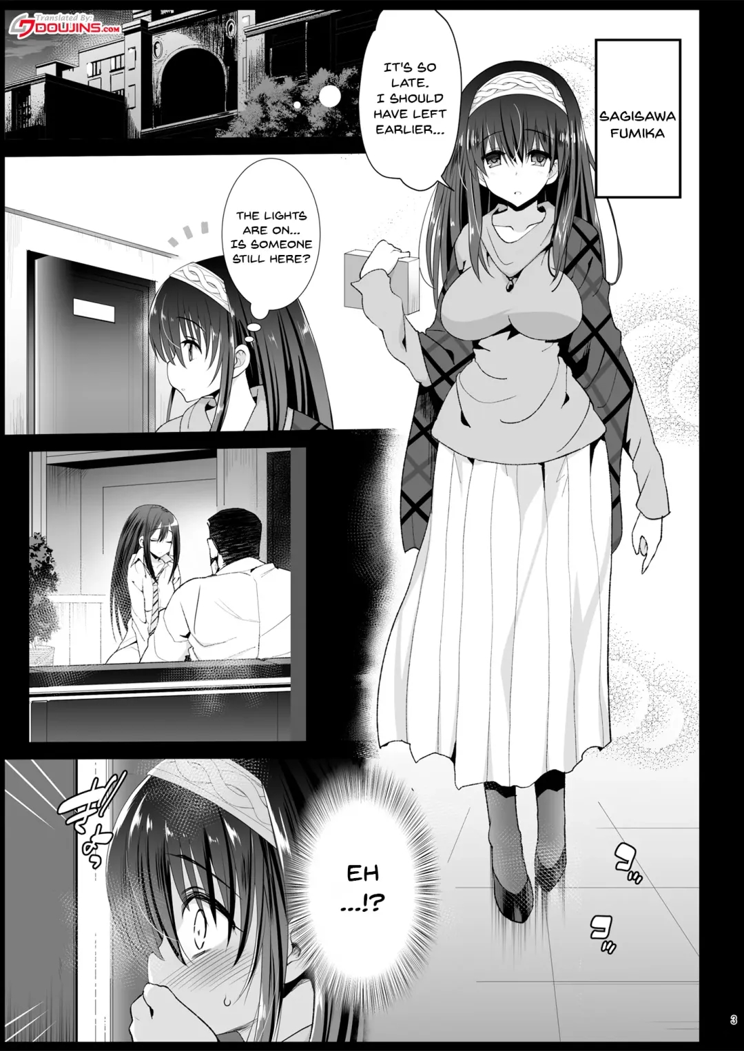[Ma-kurou] Sagisawa Fumika, Ochiru ~Ossan ga Idol to Enkou Sex~ Fhentai - Page 4