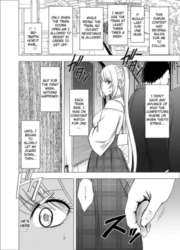 [Crimson] Densha no Naka de Onna o Ikaseru Kyougikai ni Sanka Saserareta Watashi no 1-nenkan no Kiroku Fhentai - Page 8