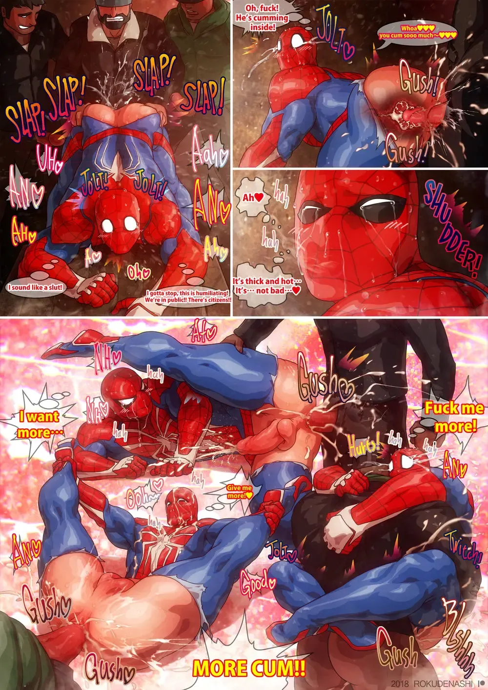 [Rokudenashi] Spidey and the Love Bite! Fhentai - Page 2