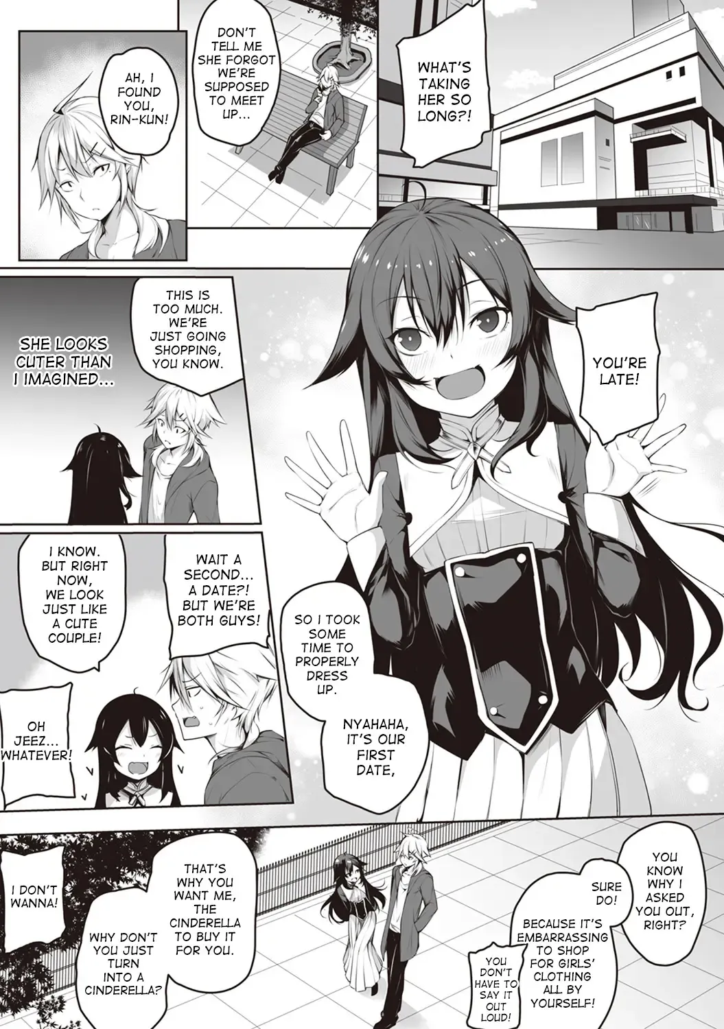 [Yukisaki Miale] Ore wa Kyou kara Cinderella Aite wa Otoko. Ore wa Onna!? | From now on, I'm Cinderella. My Partner is a Man and I'm a Woman!? Ch. 5 Fhentai - Page 2
