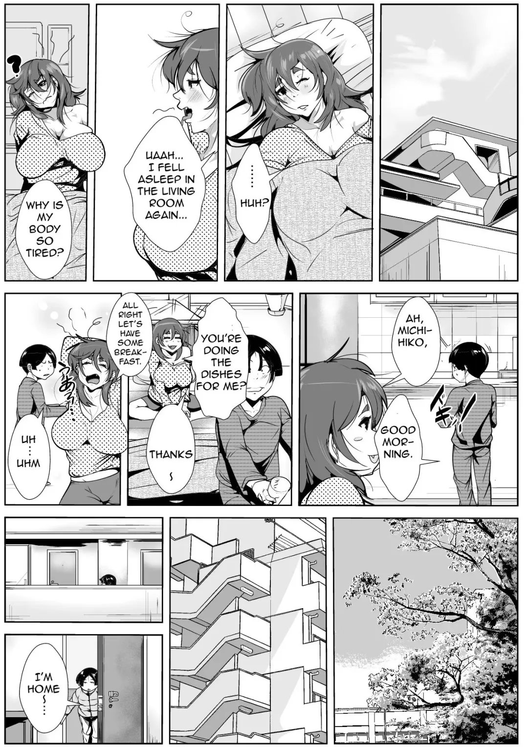 Neteiru Okaa-san ni Yokujou Shite Shimatta Musuko | Son Lusting After His Sleeping Mother Fhentai - Page 11