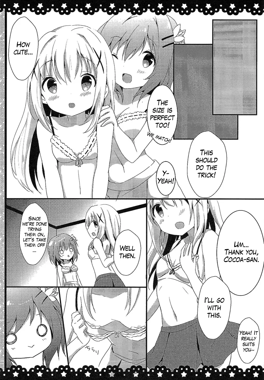 [Amedamacon] Chino-chan Bra Tsukete Naino!? Fhentai - Page 12