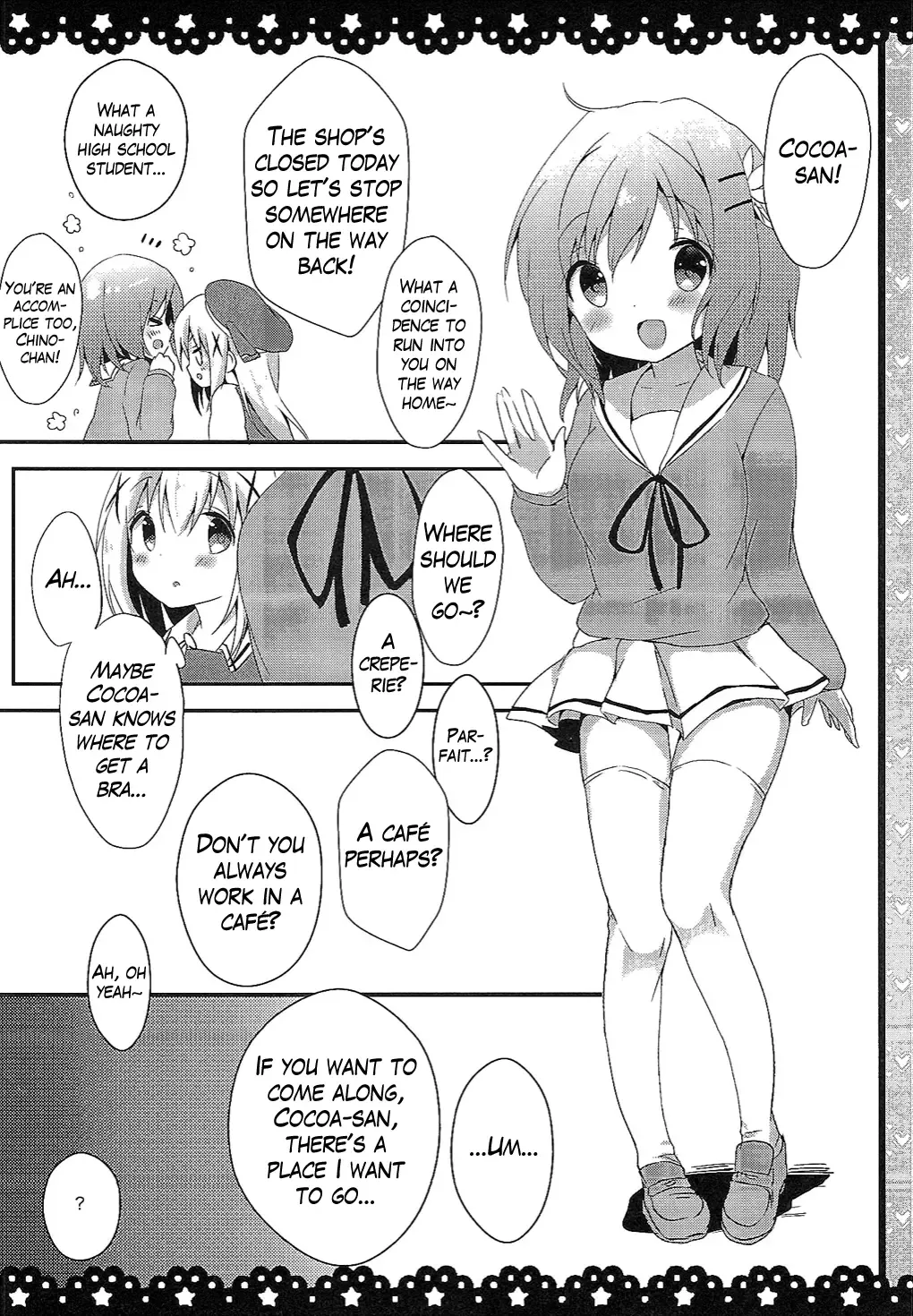 [Amedamacon] Chino-chan Bra Tsukete Naino!? Fhentai - Page 7