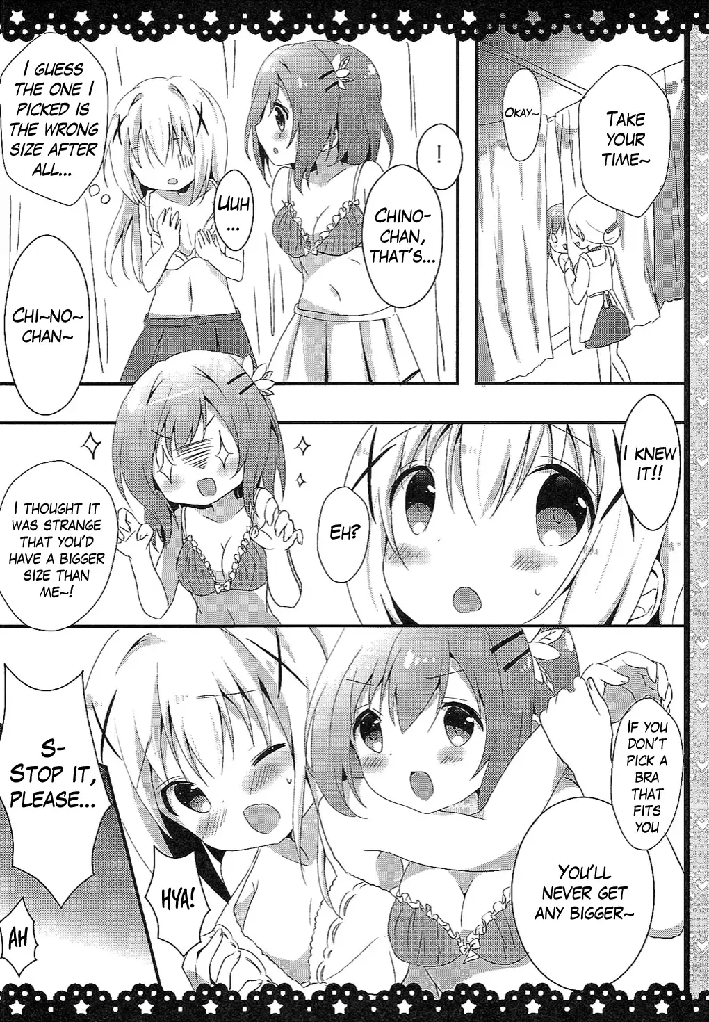 [Amedamacon] Chino-chan Bra Tsukete Naino!? Fhentai - Page 9