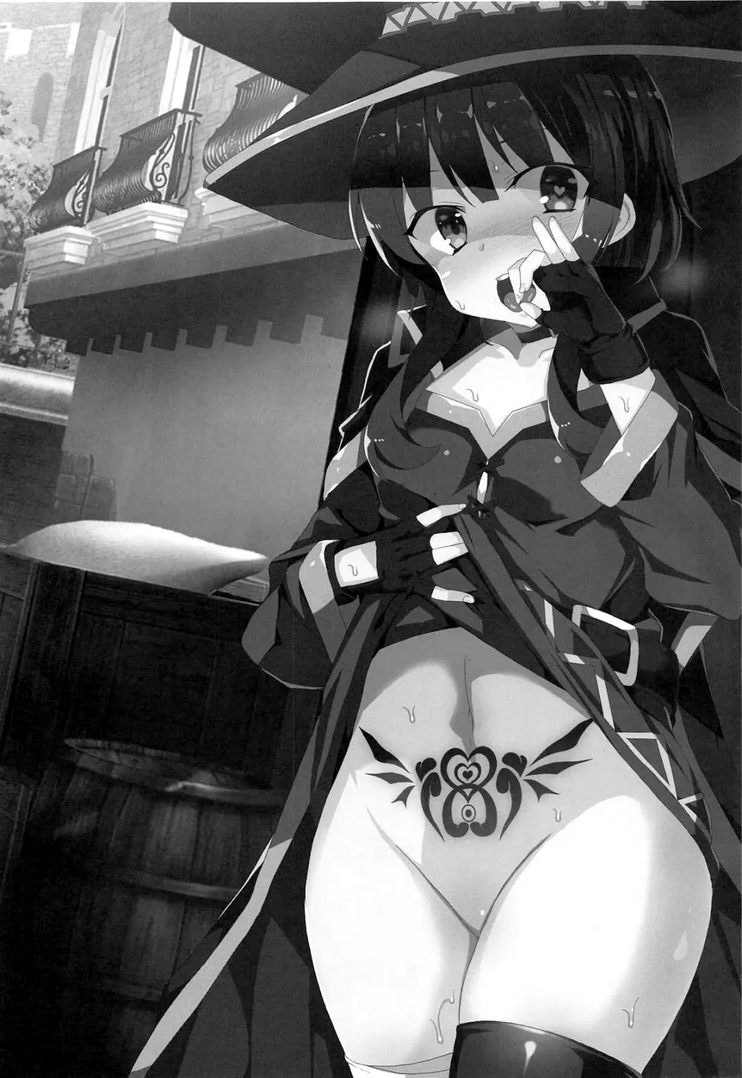 [Tanaka Decilitre] Inmon Megumin - crotch tattoo megmin! Fhentai - Page 2