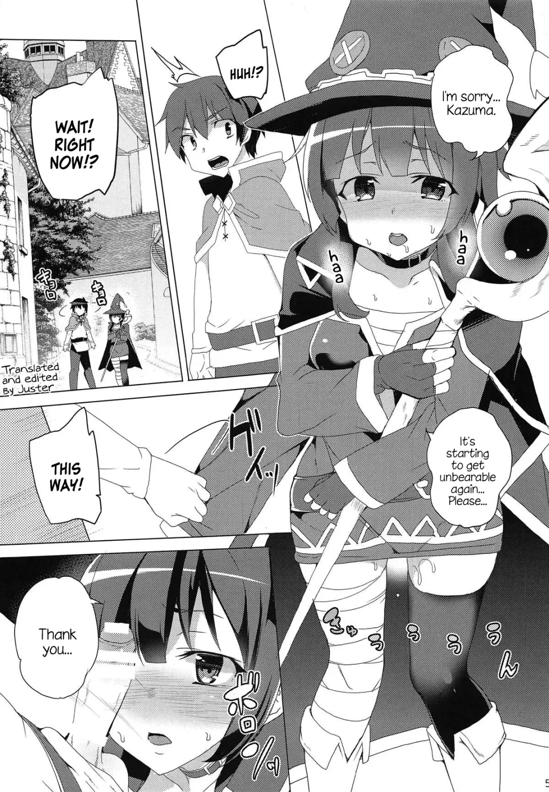 [Tanaka Decilitre] Inmon Megumin - crotch tattoo megmin! Fhentai - Page 4