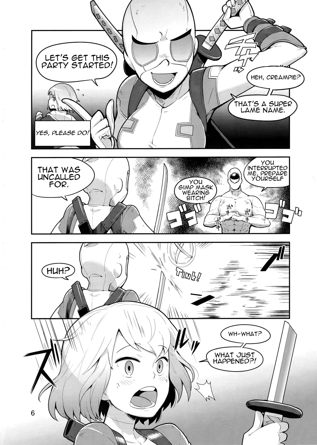 [Bowieknife] Gwenpool Ecchi na Sekai ni Ojama Shima~su | Gwenpool Fhentai - Page 6