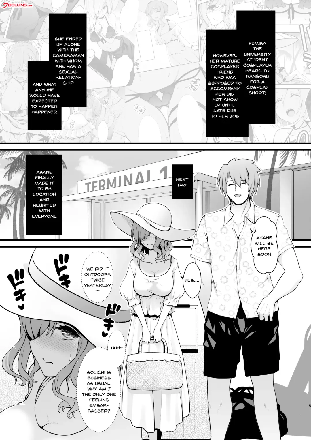 [Ssa] Shinya no Hotel-nai Mizugi Satsuei - Kareshi Fuzai no Cosplay Chakui Rankou | The Effects of Getting Drunk Late At Night Fhentai - Page 4