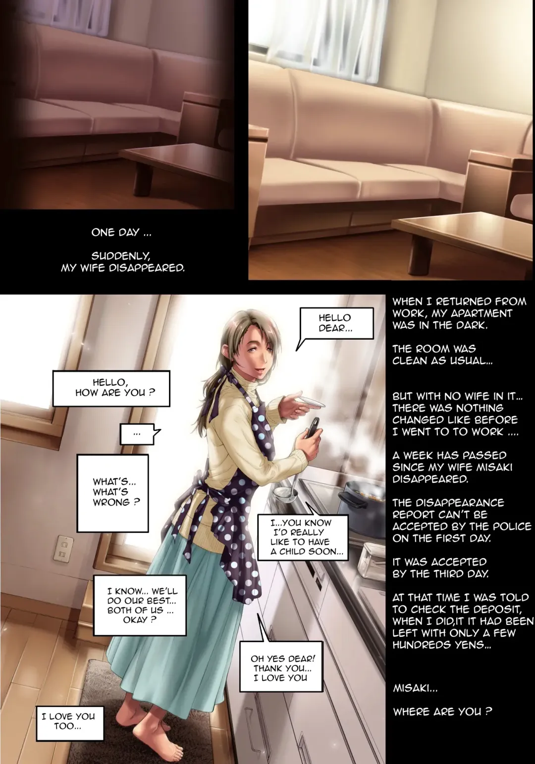 [Sannyuutei Shinta] Shissou Shita Tsuma kara no Netorare Video Letter Fhentai - Page 3