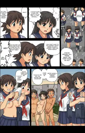 [Kasuga - Shin] Hadakanbo Kyouiku - JK mo Oppai Marudashi!? Sukoyaka Zenra Jugyou 1 | Hadakanbo Education - Schoolgirls' Breasts are Exposed!? Naked Health Lesson 1 (decensored) Fhentai - Page 10