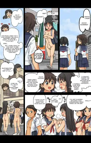 [Kasuga - Shin] Hadakanbo Kyouiku - JK mo Oppai Marudashi!? Sukoyaka Zenra Jugyou 1 | Hadakanbo Education - Schoolgirls' Breasts are Exposed!? Naked Health Lesson 1 (decensored) Fhentai - Page 17