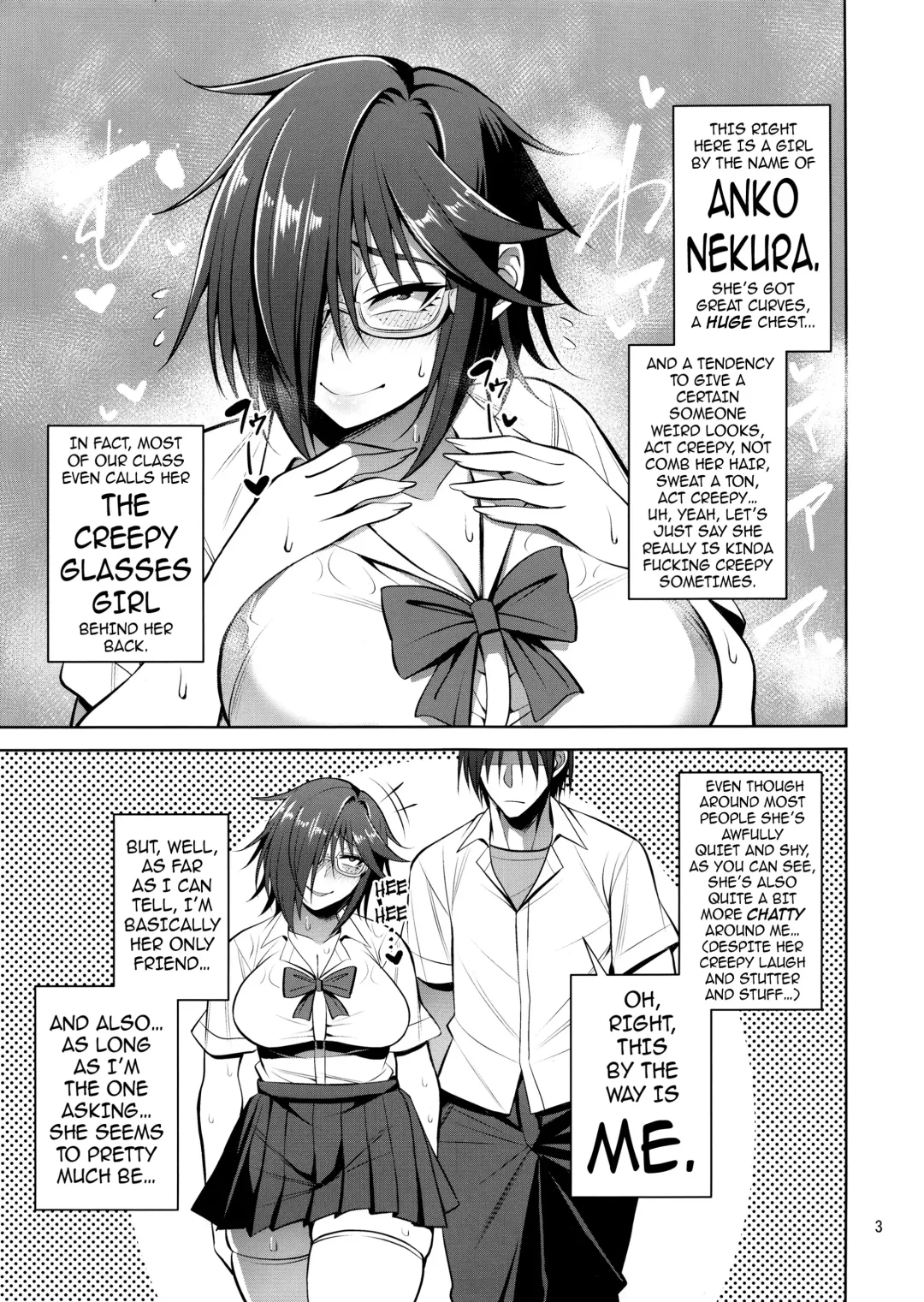 [Korotsuke] Nekura Megane ♀ no Hon | The Creepy Glasses Girl Book Fhentai - Page 2