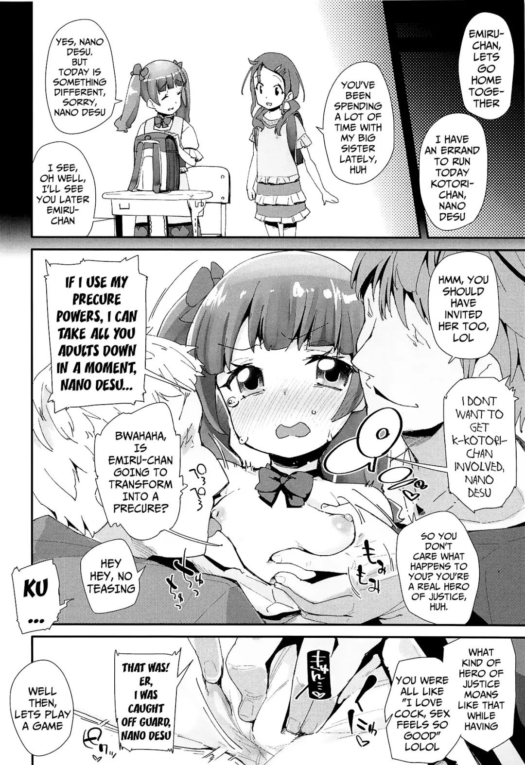 [Maeshima Ryou] Warui Otoko ni Kimeseku Chuudoku ni Sarete Mama ni Naru Emiru-chan Fhentai - Page 11
