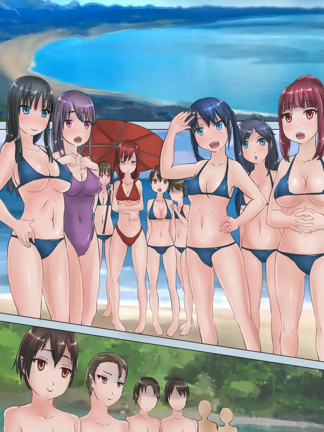 [H2o] Joshi Suiei Buin-tachi to Mizuzeme Chijoku Gasshuku Suru Ohanashi Fhentai - Page 26