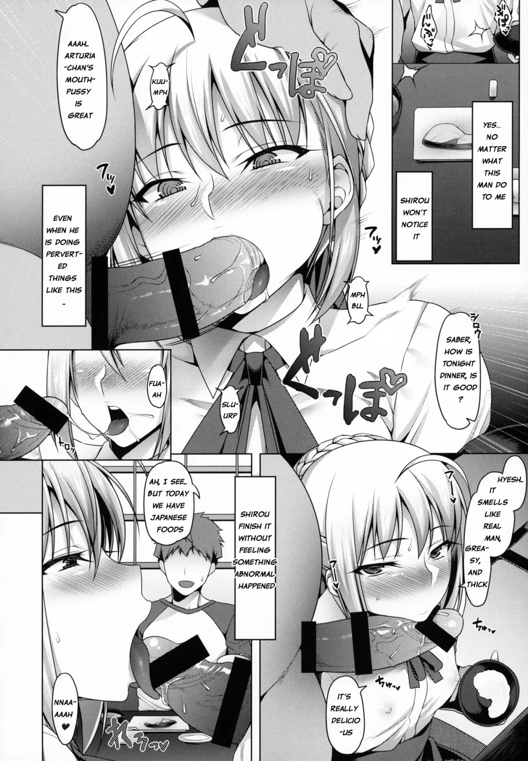 [Namidame] Emiya-ke Futei Koukou Ryouiki Ni ~Kishiou Arturia Pendragon no Baai~ Fhentai - Page 7